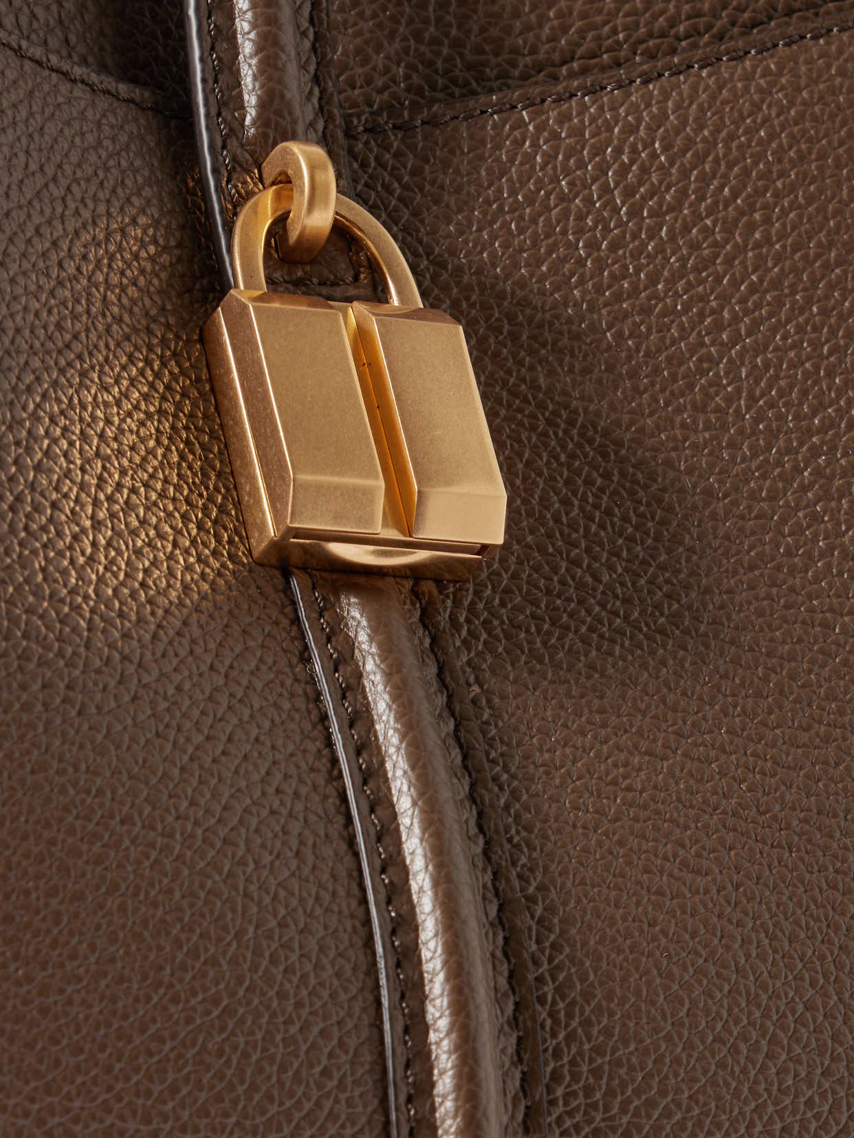 Demellier The Siena Embellished Textured-leather Shoulder Bag