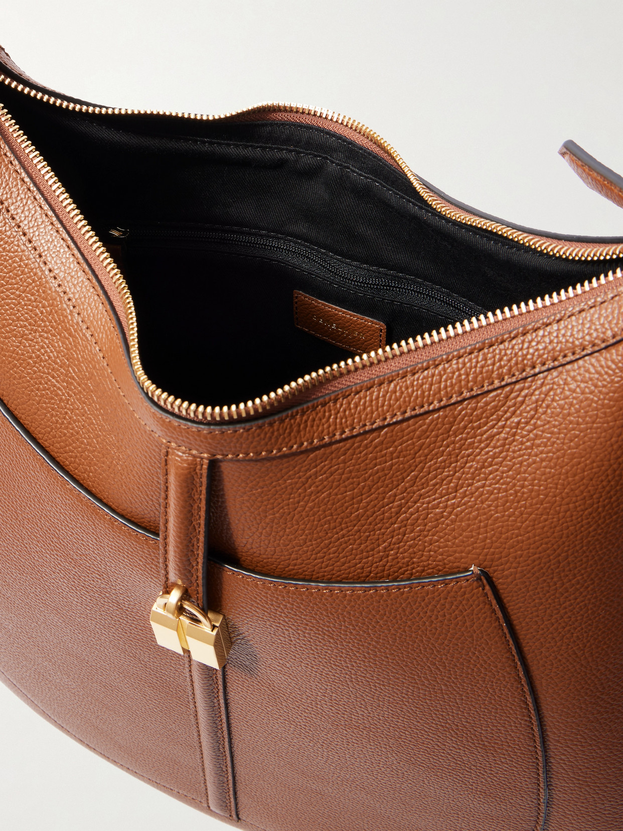 Demellier The Siena Embellished Textured-leather Shoulder Bag