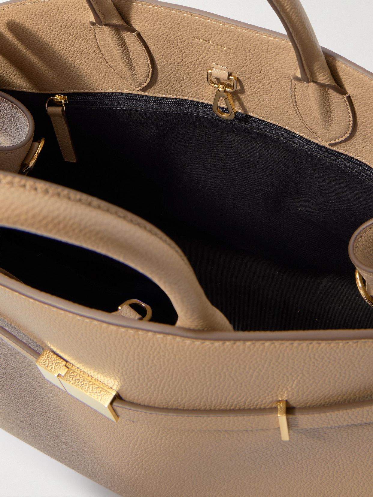 Demellier The Hudson Small Textured-leather Tote