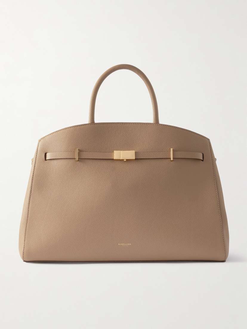DeMellier The Hudson Textured-leather Tote
