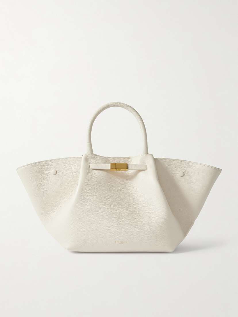 DeMellier New York Midi Textured-leather Tote