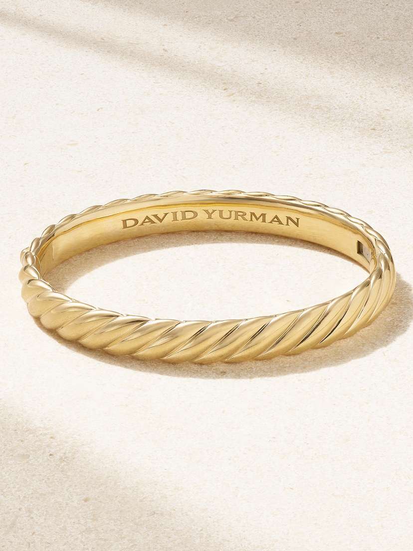 David Yurman Sculpted Cable 18-karat Gold Bracelet