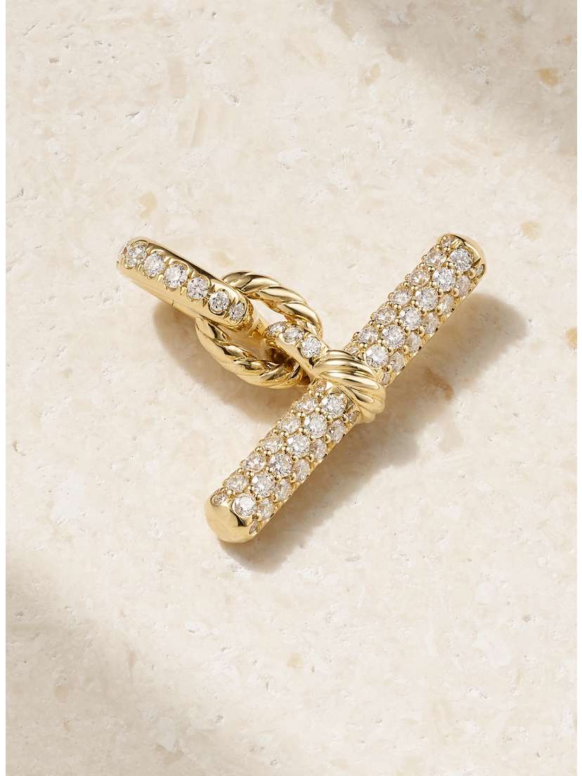 David Yurman Dy Madison® 18-karat Gold Diamond Pendant
