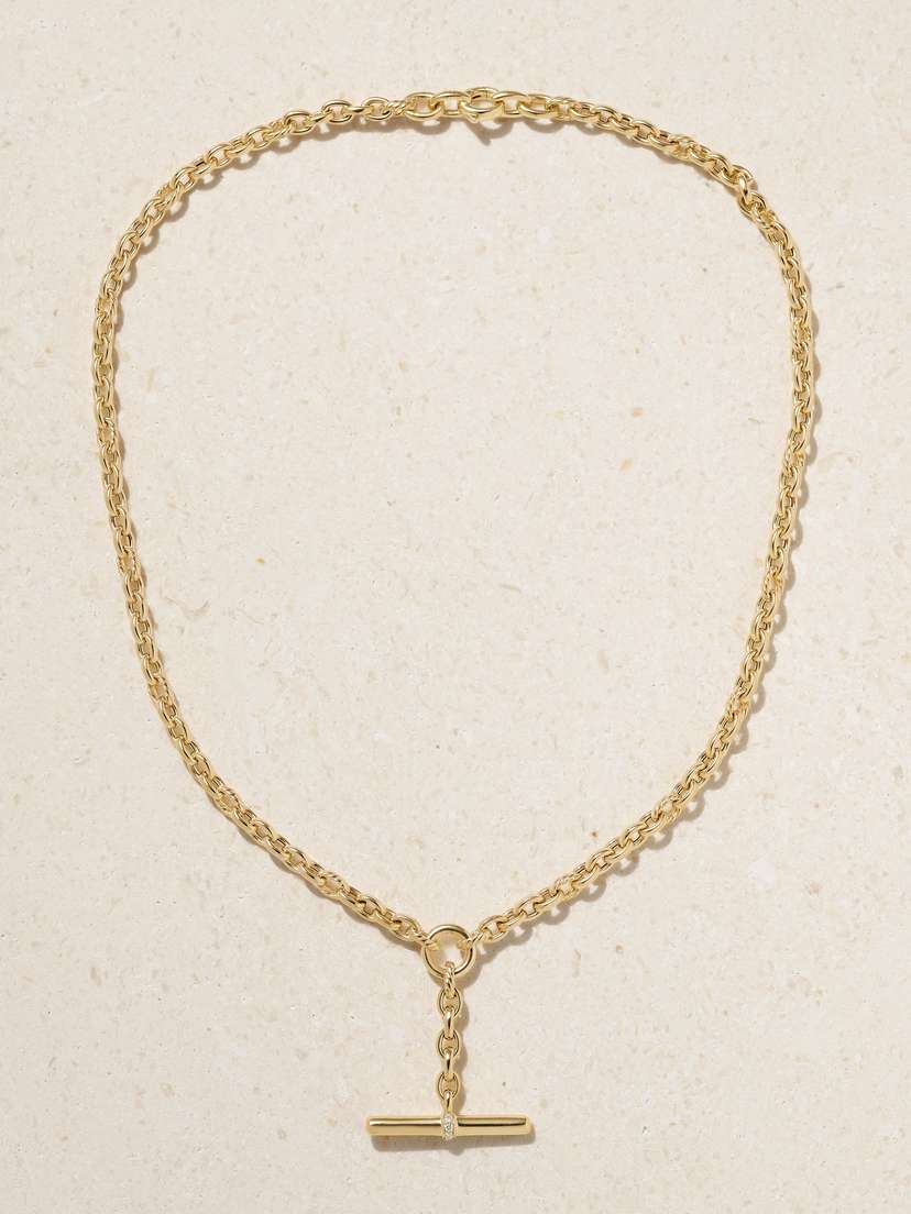David Yurman Dy Mercer® 18-karat Gold Diamond Necklace