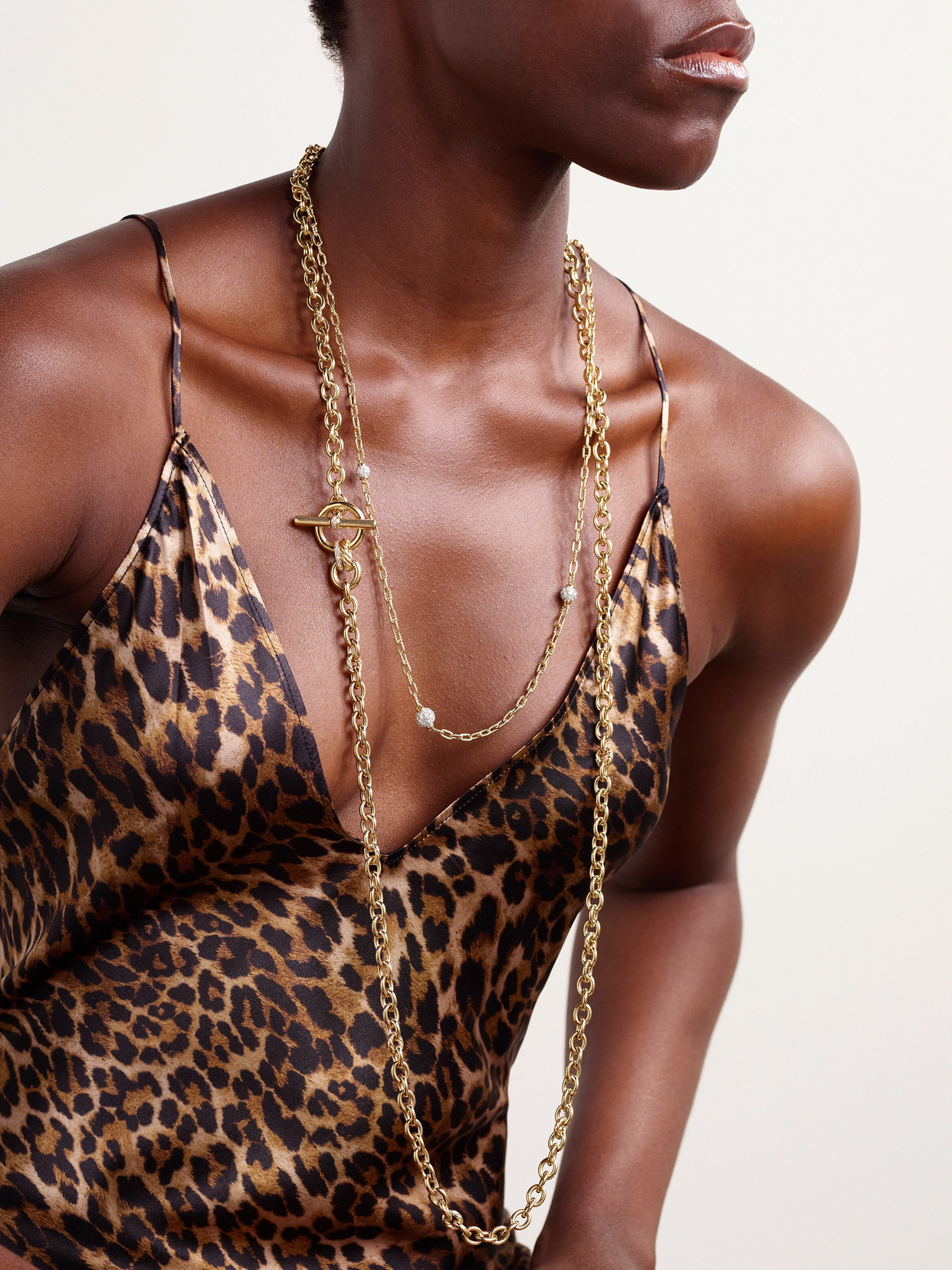 David Yurman Dy Mercer® 18-karat Gold Diamond Necklace In Gold