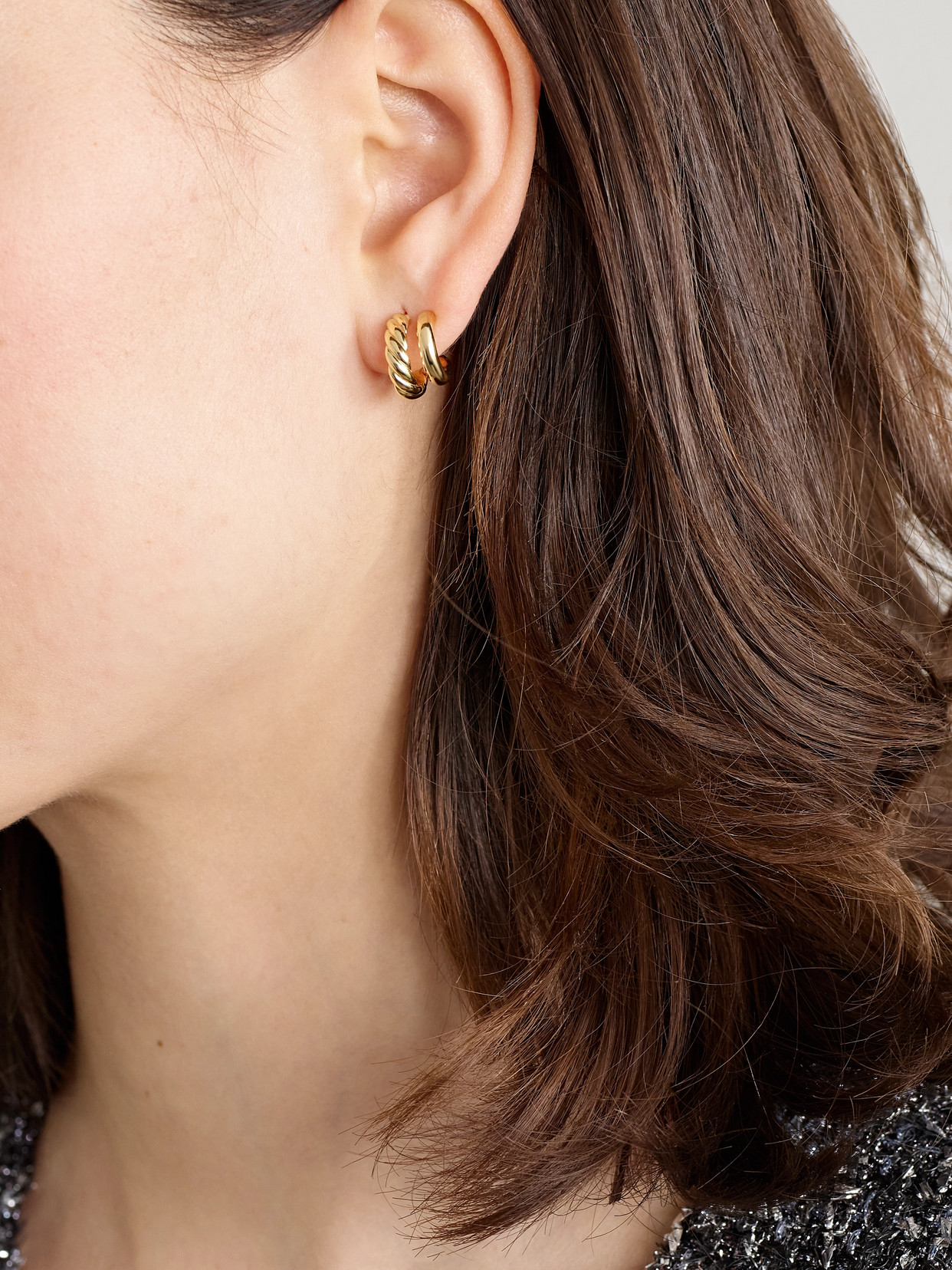 David Yurman Dy Mercer® 18-karat Gold Hoop Earrings