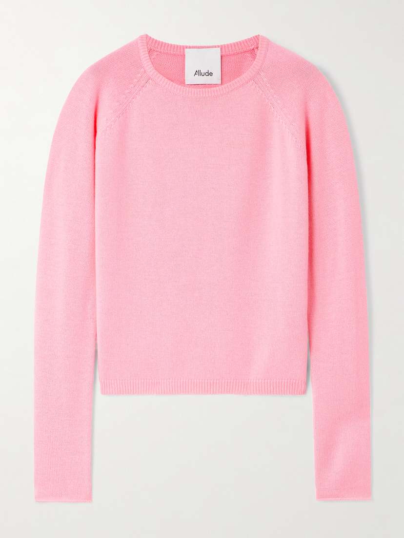 Allude Cotton And Cashmere-blend Sweater - x large