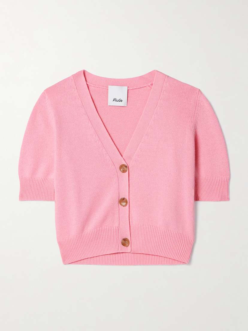 Allude Cotton And Cashmere-blend Cardigan