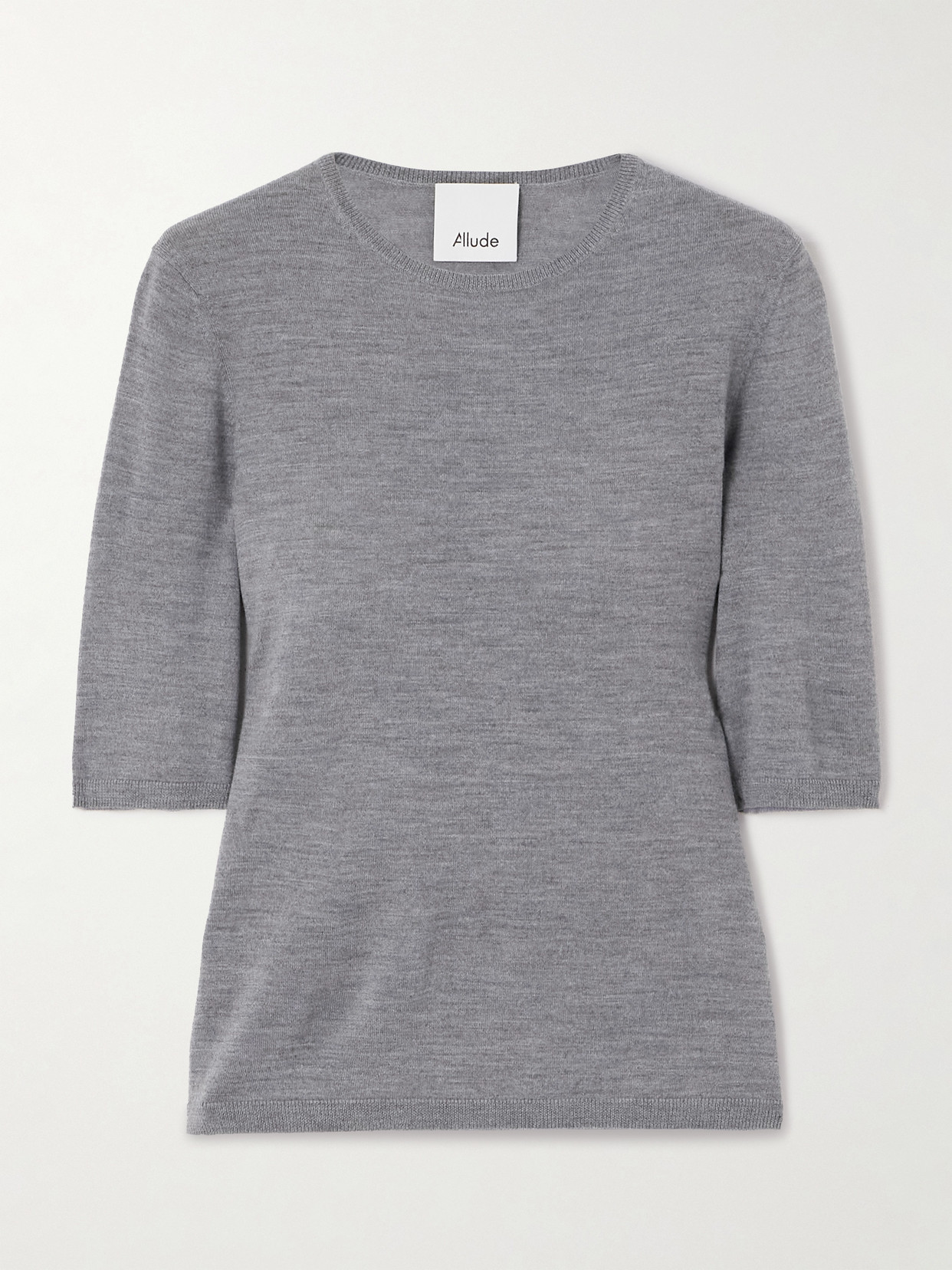 Allude Wool Sweater In Gray