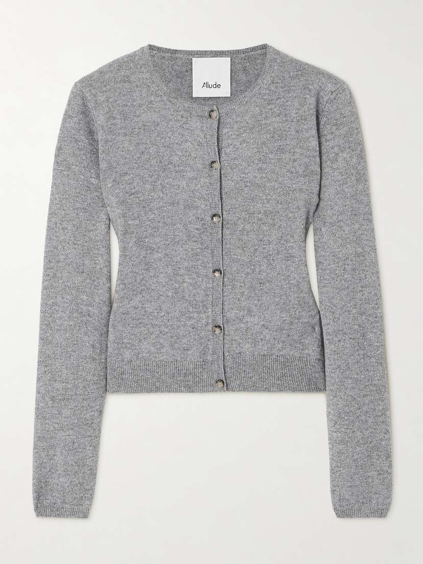 Allude Cotton And Cashmere-blend Cardigan
