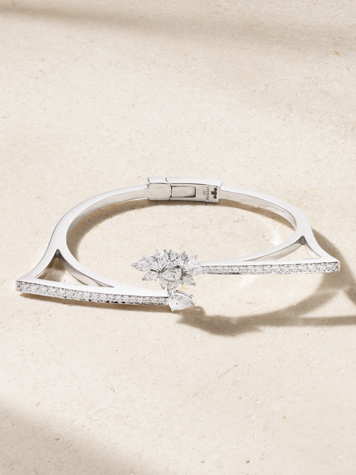 Yeprem 18-karat White Gold Diamond Bracelet