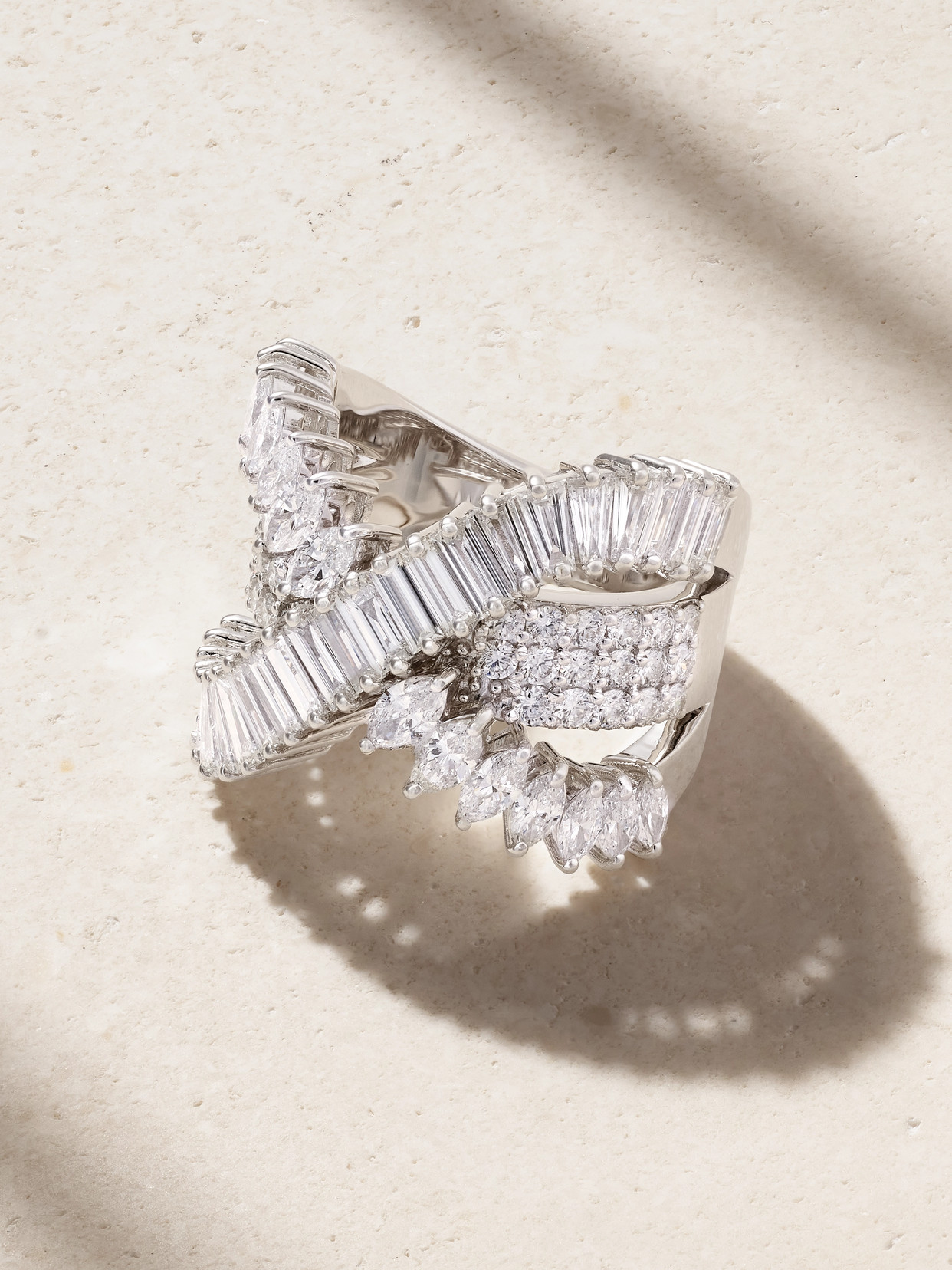 Yeprem 18-karat White Gold Diamond Ring