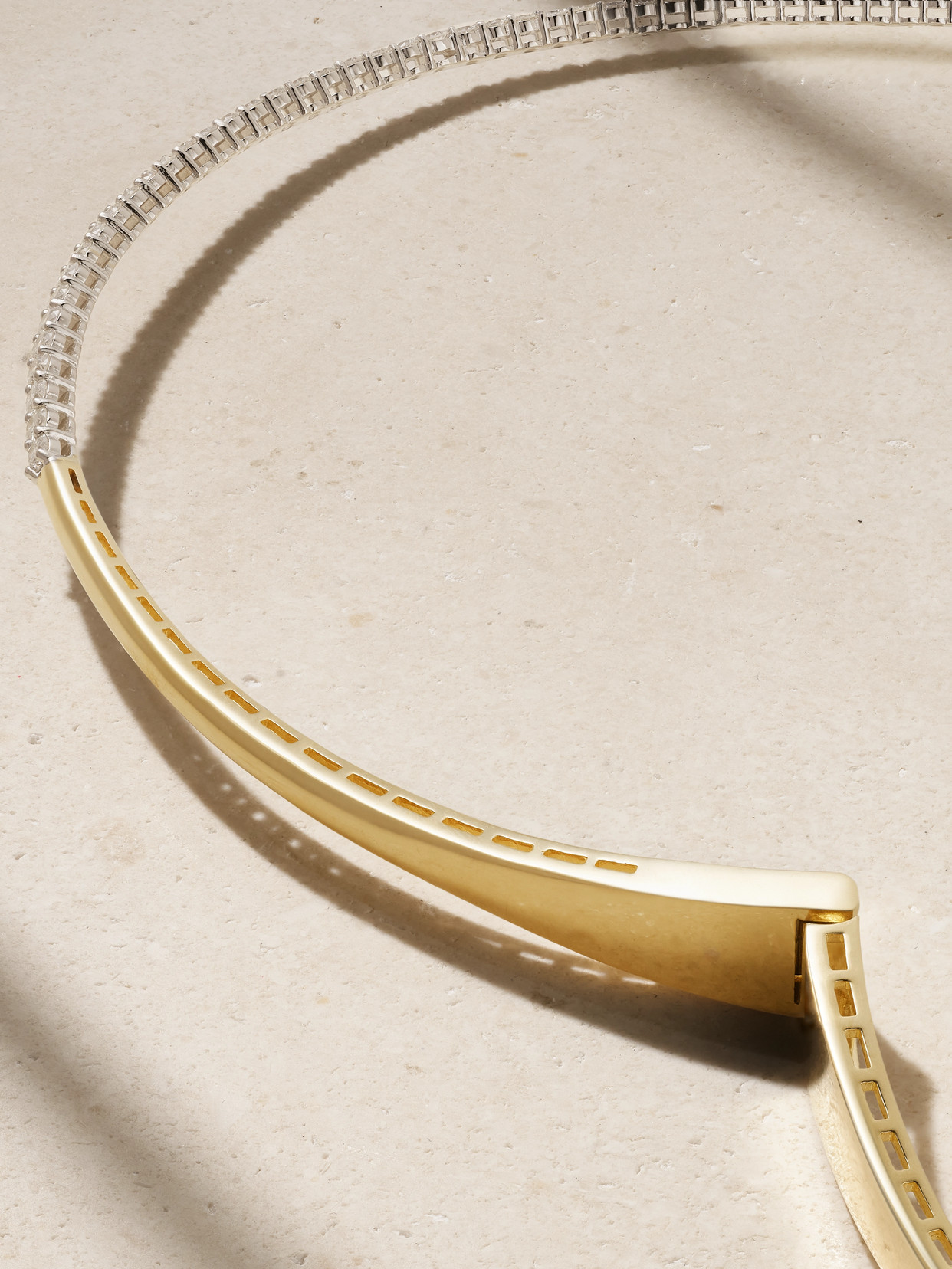 Yeprem Strada 18-karat Gold Diamond Necklace