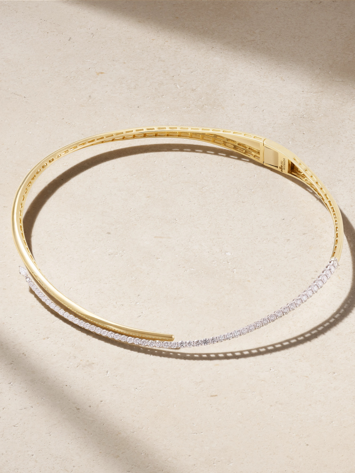 Yeprem Strada 18-karat Gold Diamond Necklace