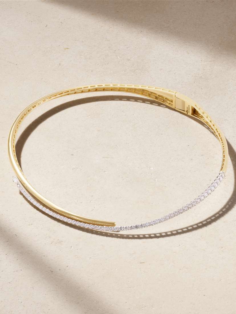 YEPREM Strada 18-karat Gold Diamond Necklace