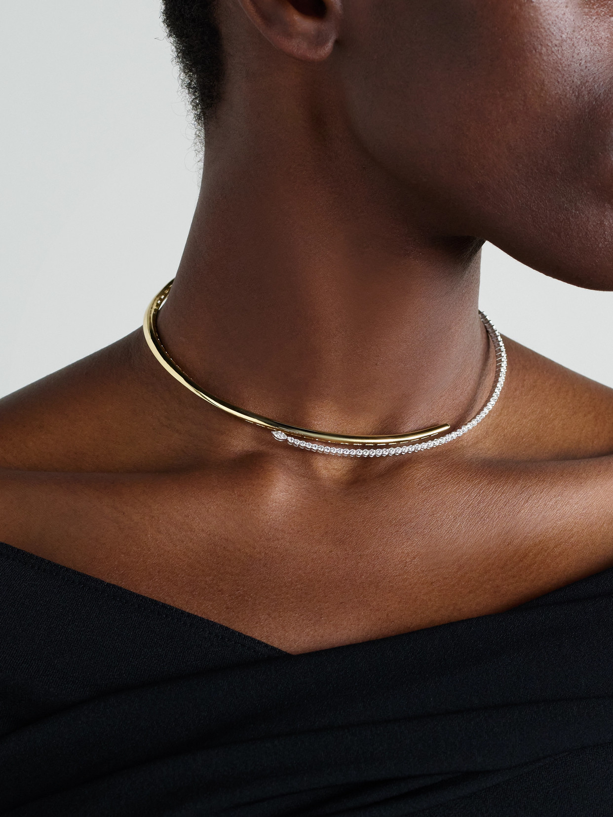 Yeprem Strada 18-karat Gold Diamond Necklace