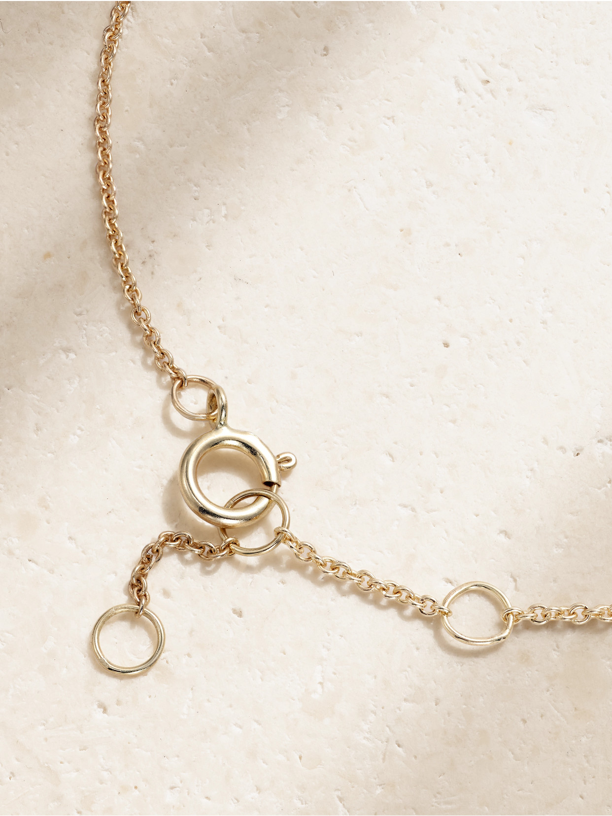 Stone And Strand Twinkling Twine 10-karat Gold Diamond Bracelet In Gold