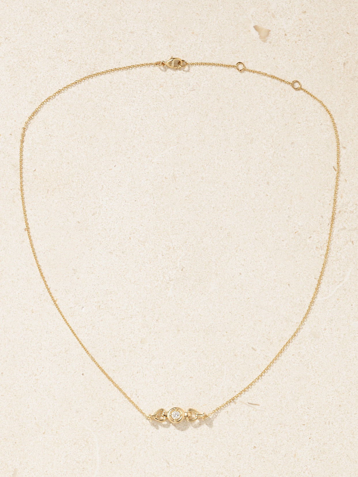 Stone And Strand Silvia 14-karat Gold Diamond Necklace