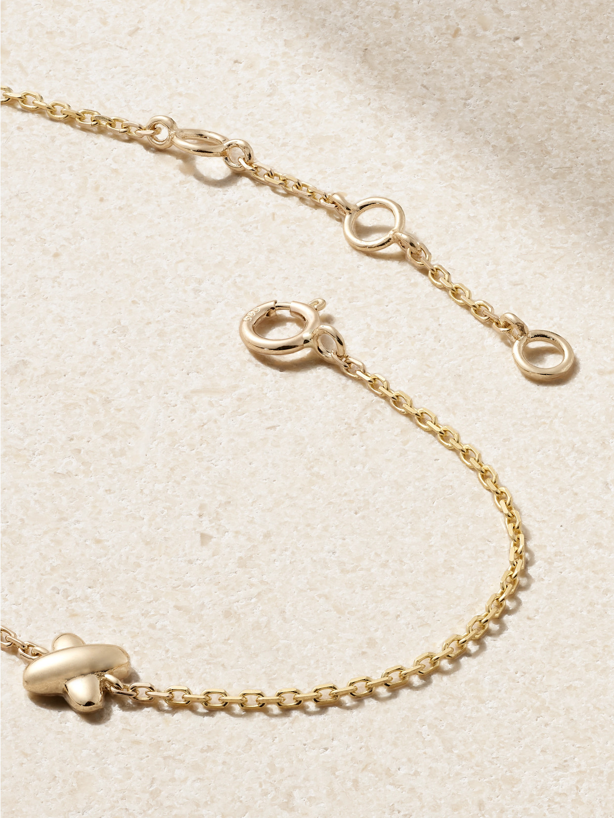 STONE AND STRAND MARKS THE SPOT 14-KARAT GOLD BRACELET