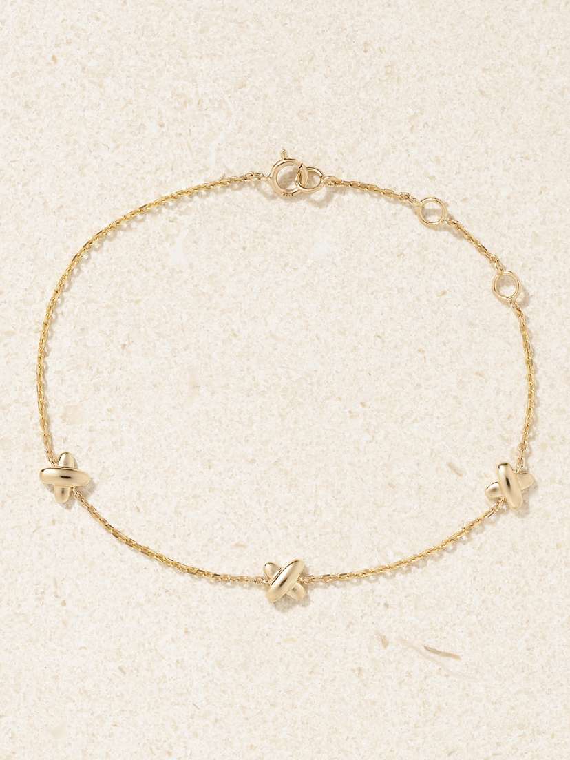 STONE AND STRAND Marks The Spot 14-karat Gold Bracelet