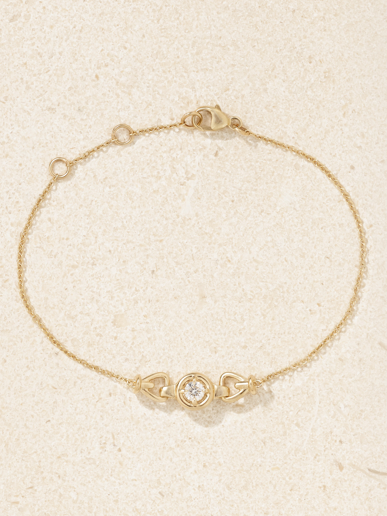 Stone And Strand Silvia 14-karat Gold Diamond Bracelet