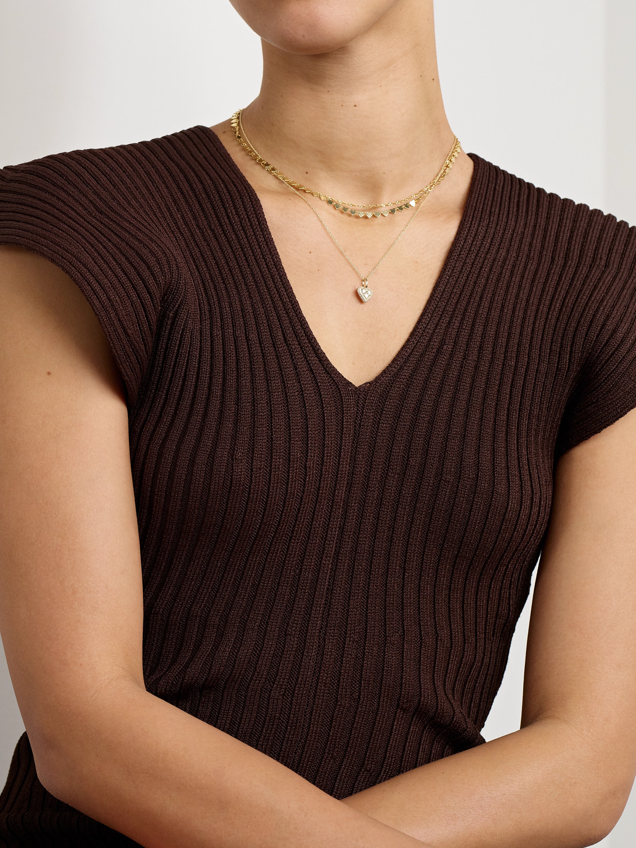 Shop Stone And Strand Piece Of My Heart Sparkle 14-karat Gold Diamond Necklace