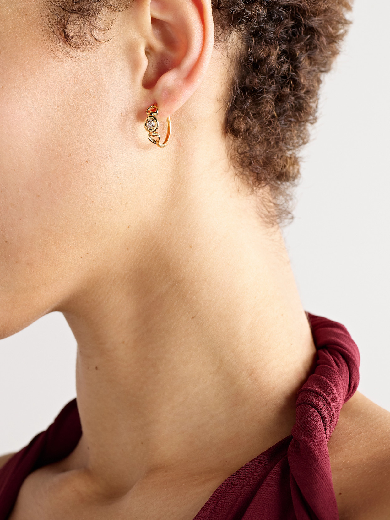 Stone And Strand Silvia 14-karat Gold Diamond Hoop Earrings In Gold