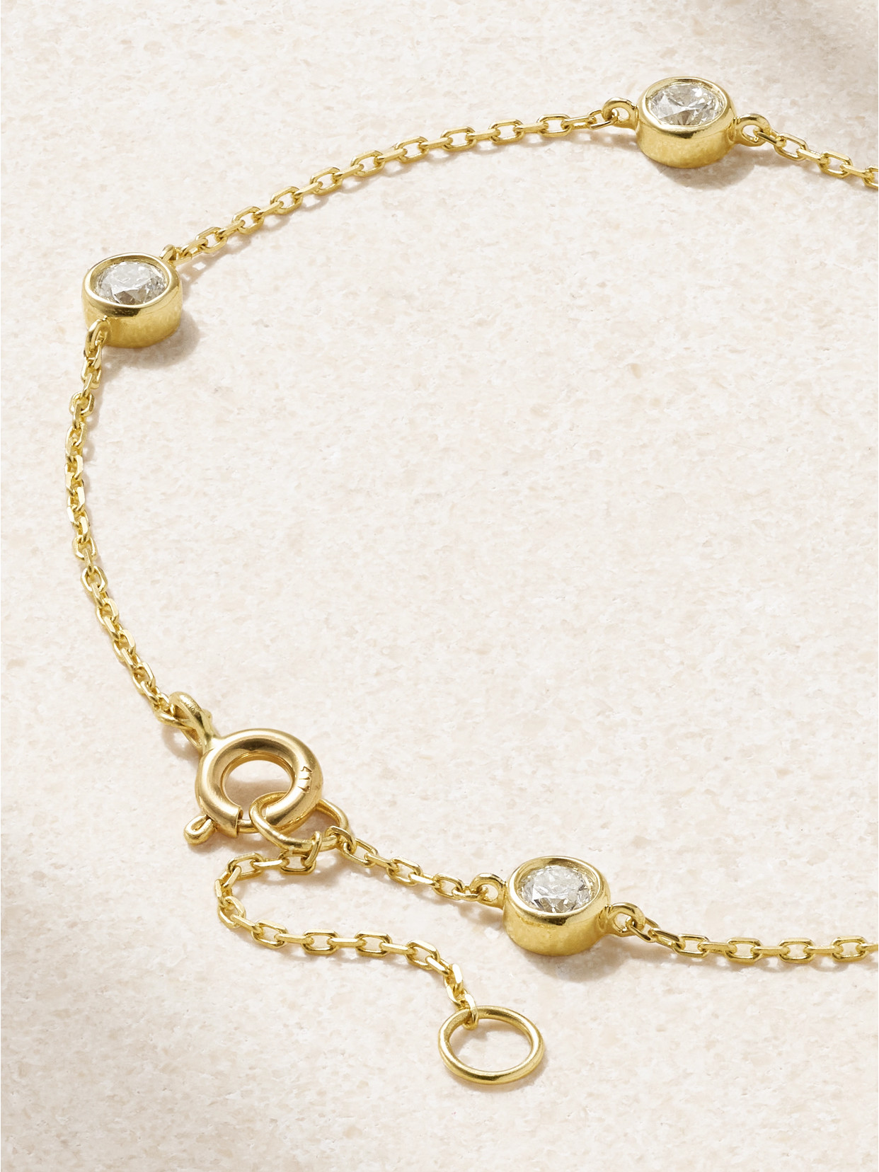Stone And Strand By The Yard 10-karat Gold Laboratory-grown Diamond Bracelet In Gold