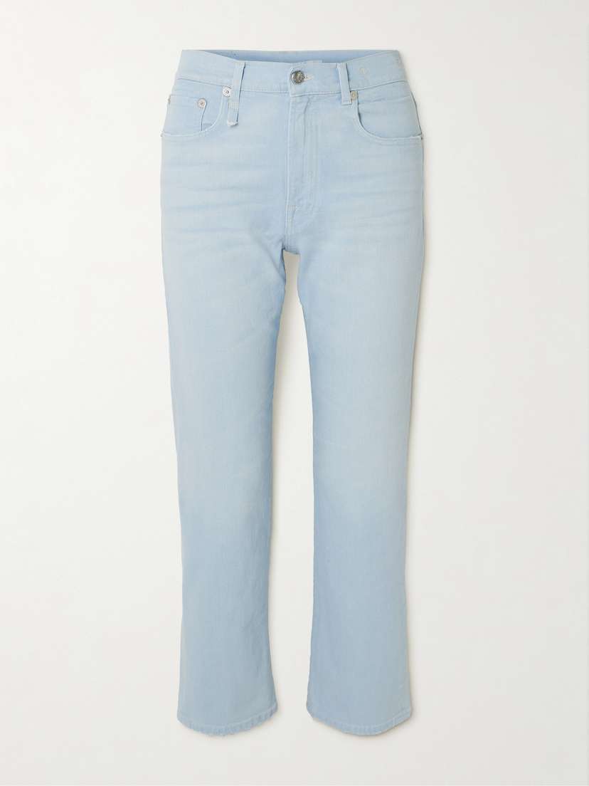 R13 Romeo Cropped High-rise Slim-leg Jeans
