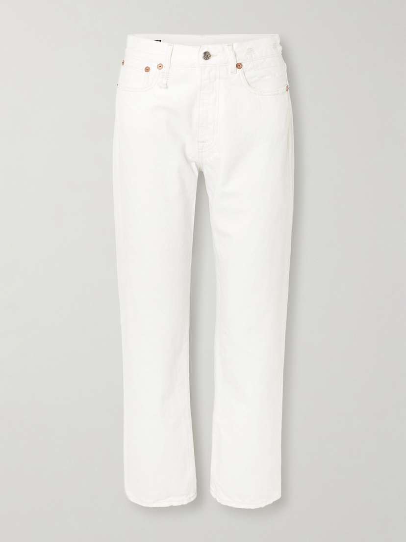 R13 Distressed High-rise Boyfriend Jeans