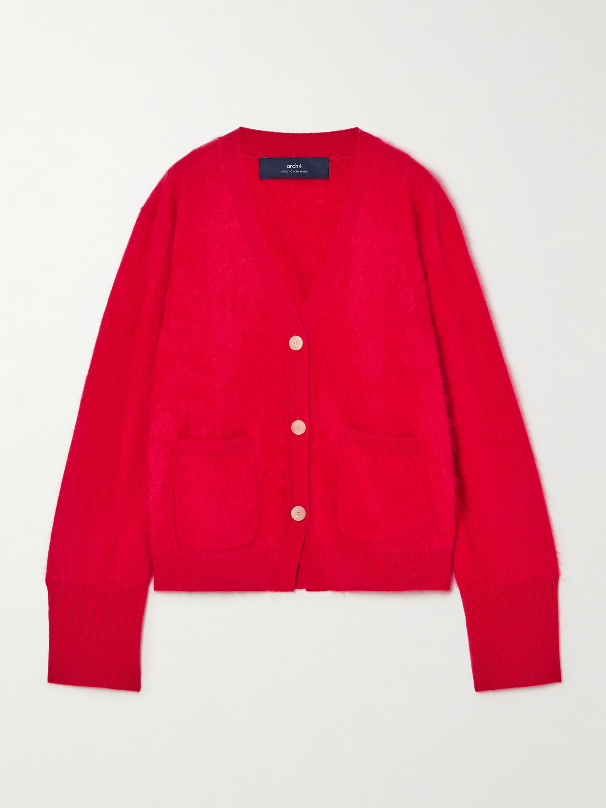 Arch4 Red Janelle Cardigan In Red