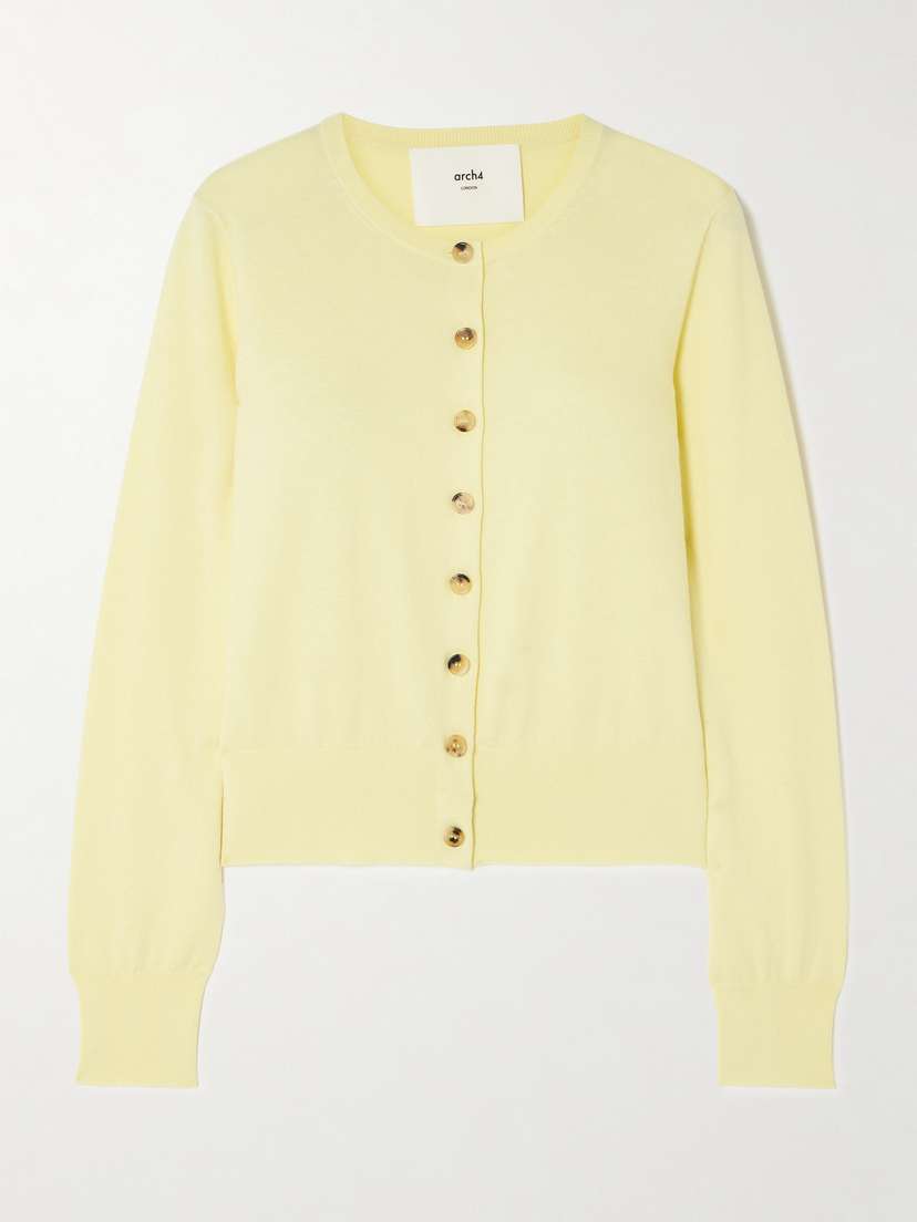 Arch4 Marloes Cotton, Silk And Cashmere-blend Cardigan