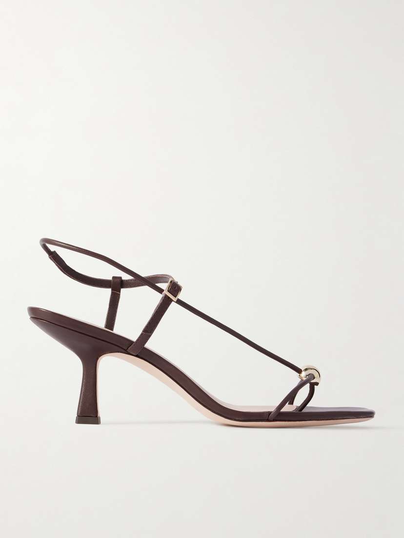 Loeffler Randall Triana Embellished Leather Sandals