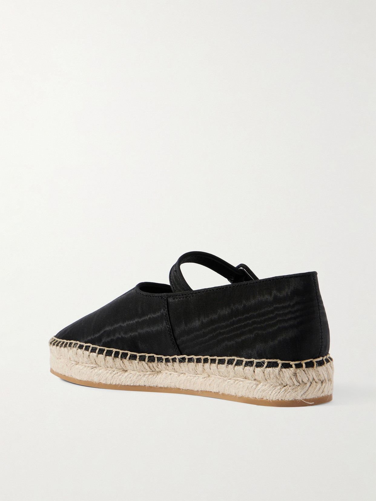 Loeffler Randall Clover Moire Mary Jane Espadrilles In Black