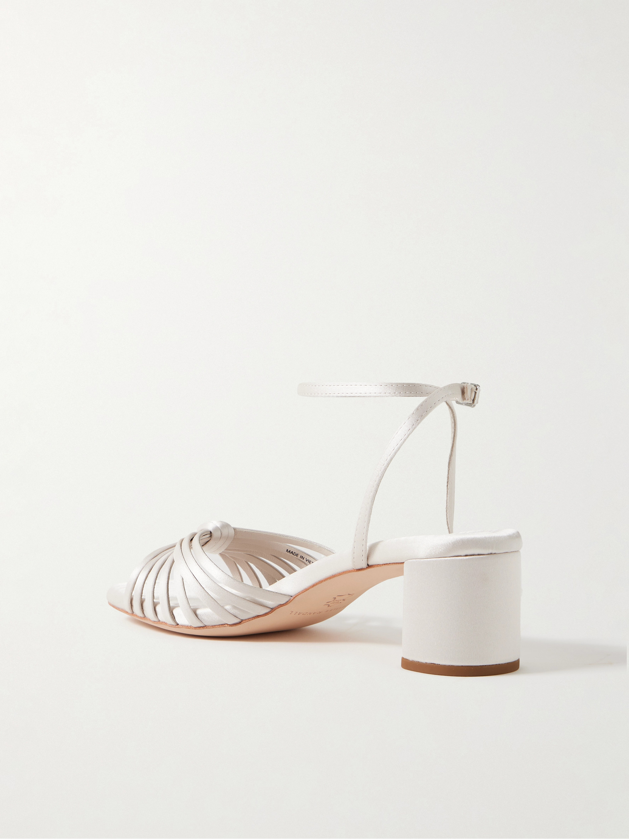 Loeffler Randall Olivia knotted satin sandals thumbnail