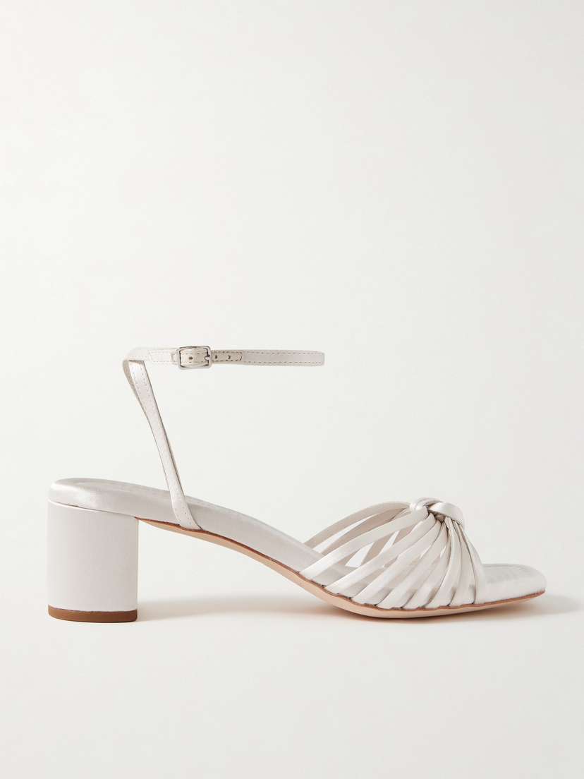 Loeffler Randall Olivia Knotted Satin Sandals