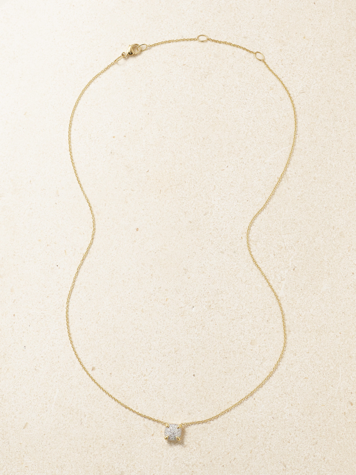David Yurman Châtelaine 18-karat Gold Diamond Necklace In Gold
