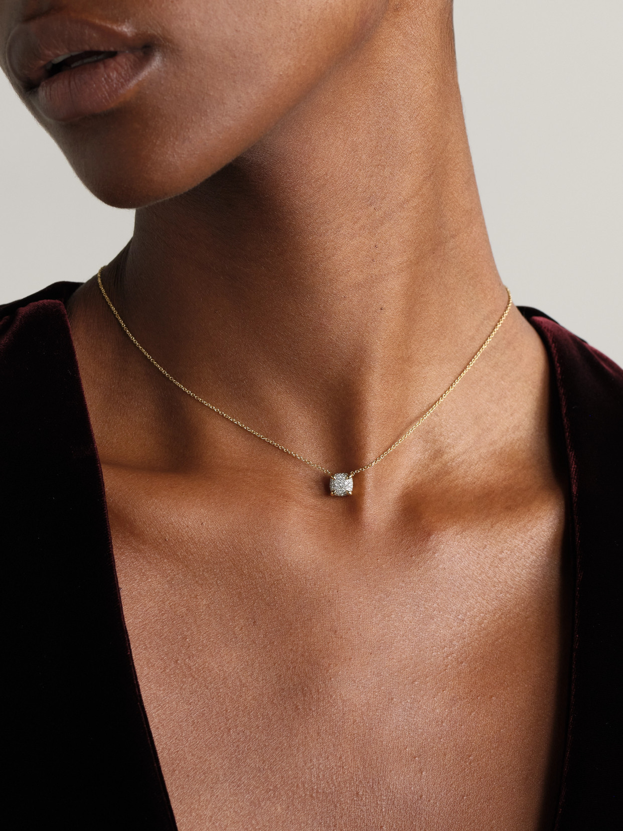 David Yurman Châtelaine 18-karat Gold Diamond Necklace In Gold