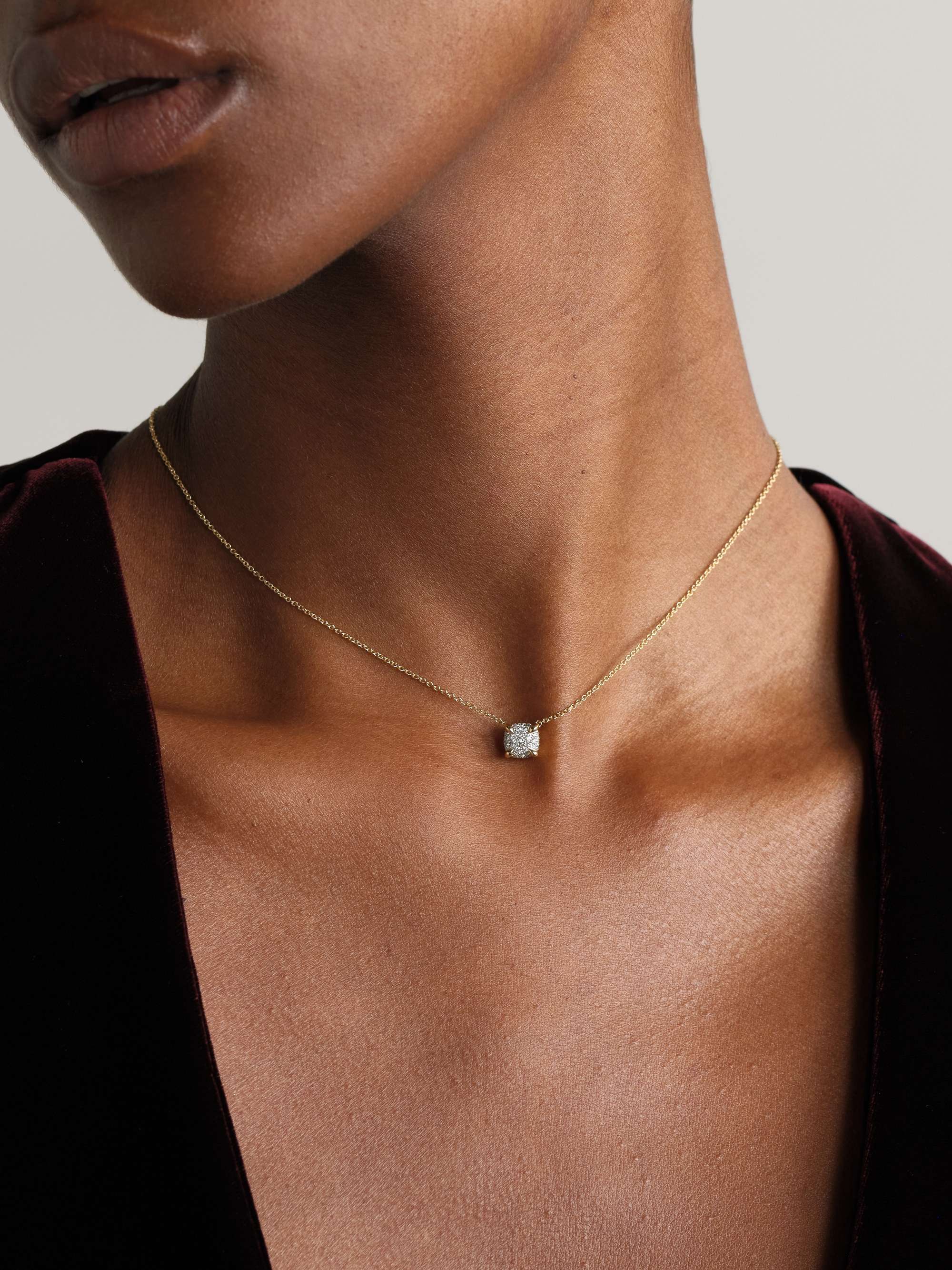 DAVID YURMAN Châtelaine 18-karat gold diamond necklace