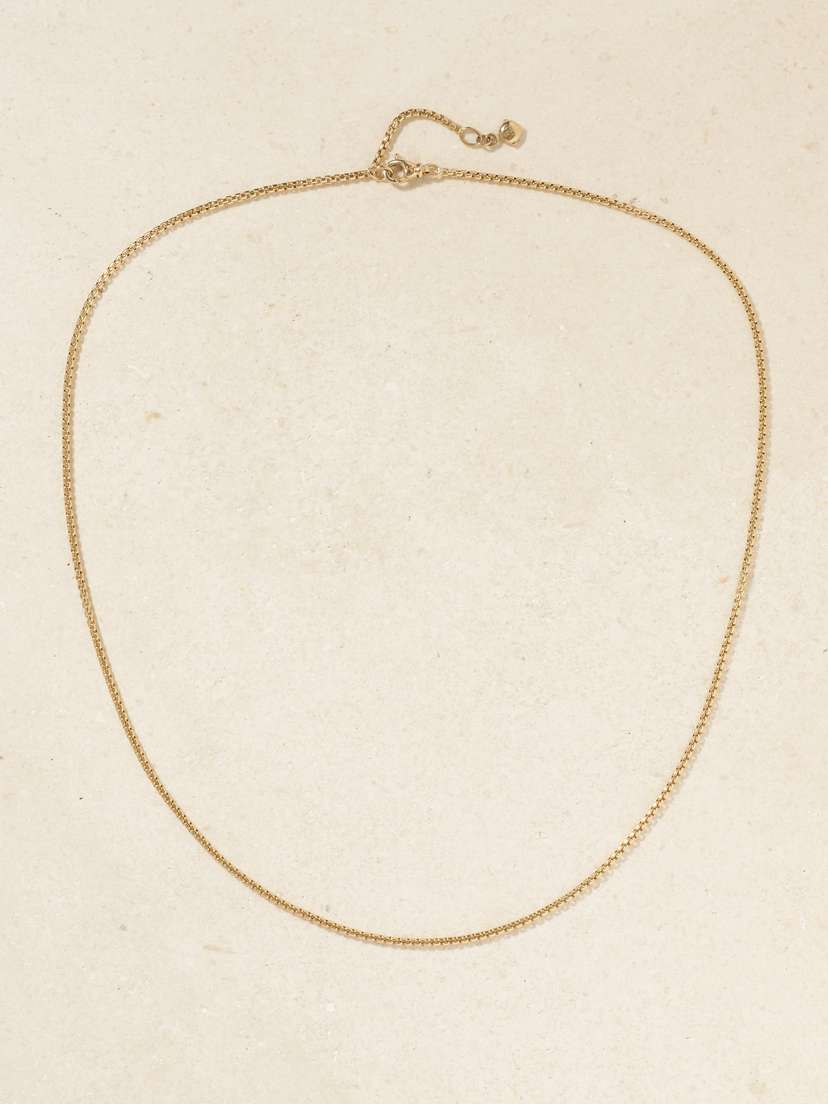 David Yurman Hollow Box Chain 18-karat Gold Necklace - Women's Jewelry And Watches