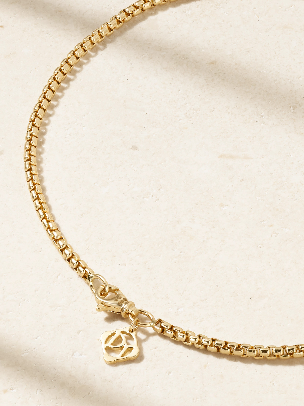 David Yurman Box Chain 18-karat Gold Necklace In Gold