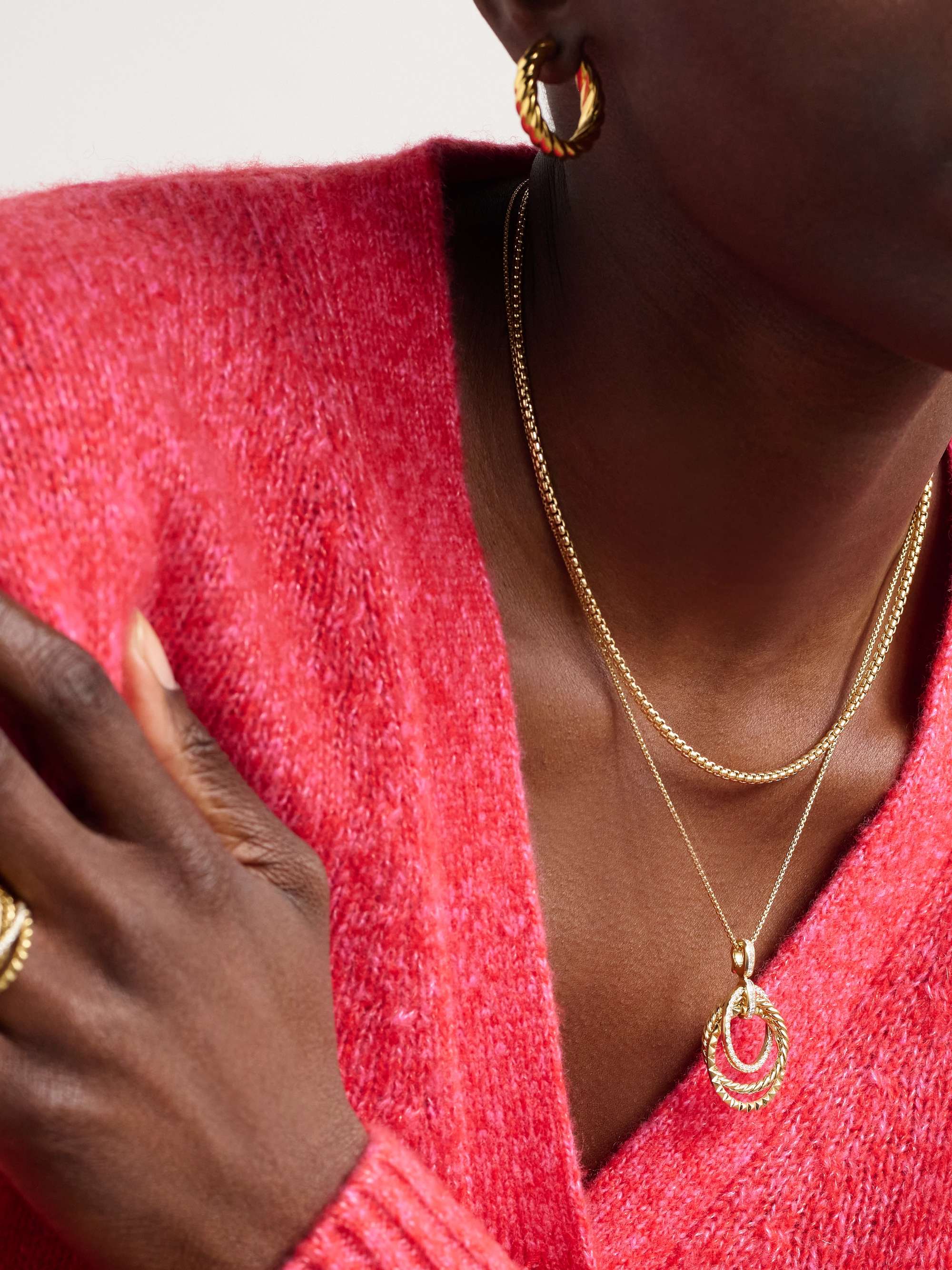 DAVID YURMAN 18-karat gold necklace