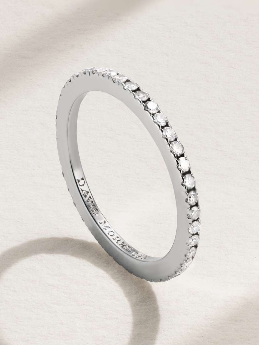 David Morris Platinum Diamond Eternity Ring