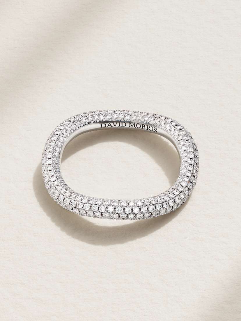 David Morris 18-karat White Gold Diamond Eternity Ring | Thumbnail 5 David Morris 18-karat White Gold Diamond Eternity Ring | Thumbnail 5