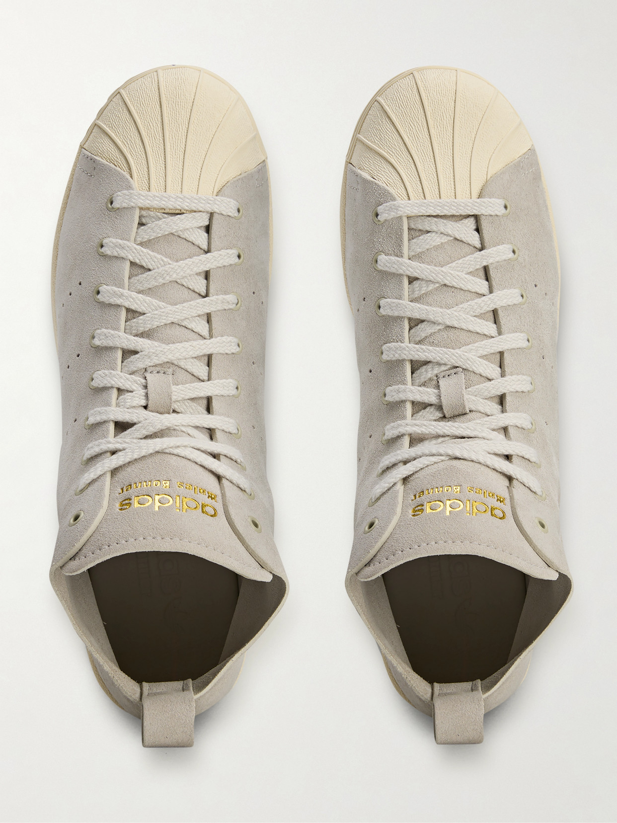 Adidas Originals Adidas X Wales Bonner X Wales Bonner Superstar Brushed Suede Sneakers In Multi