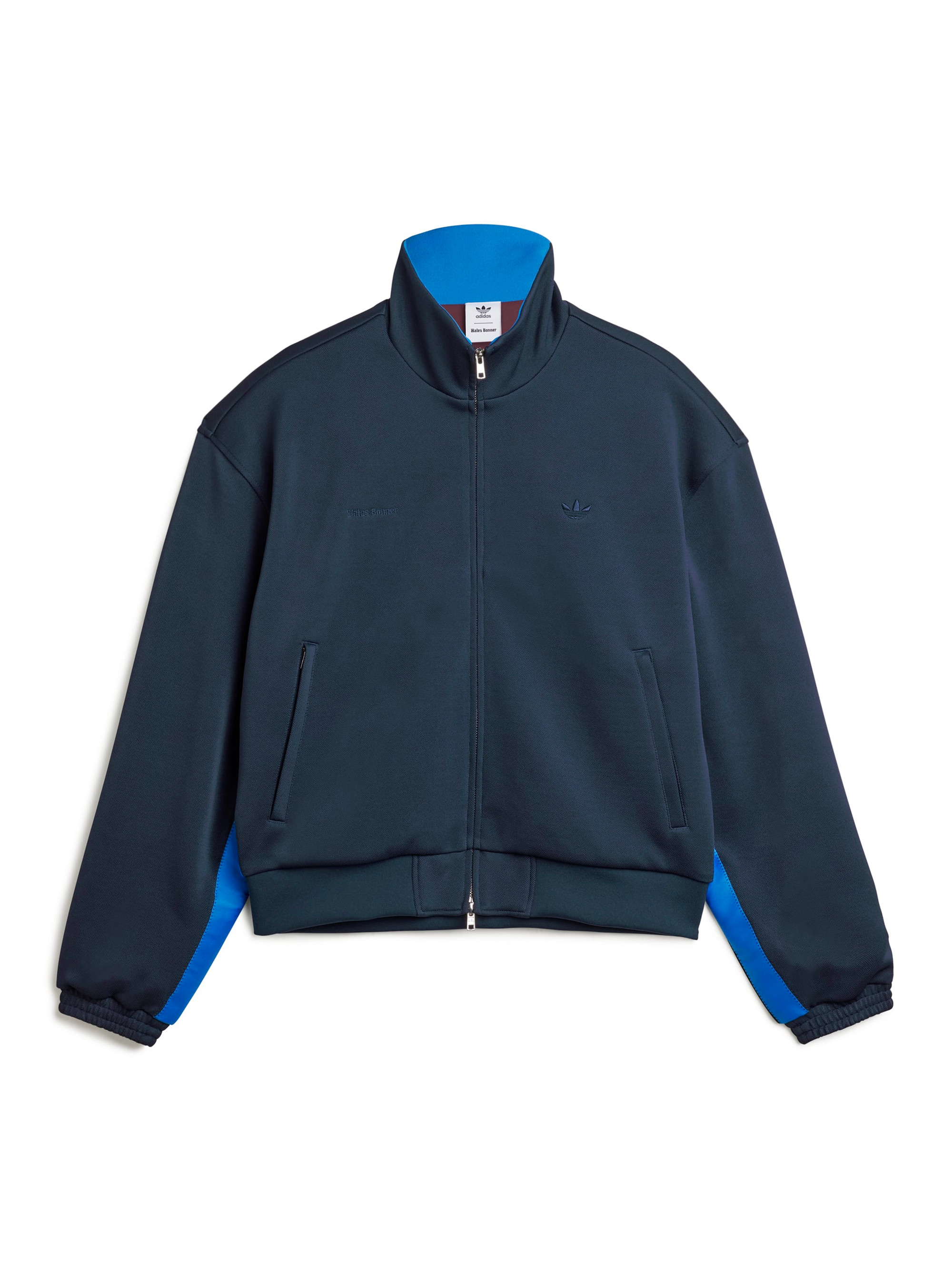 adidas Originals + Wales Bonner two-tone jersey-trimmed piqué track jacket thumbnail