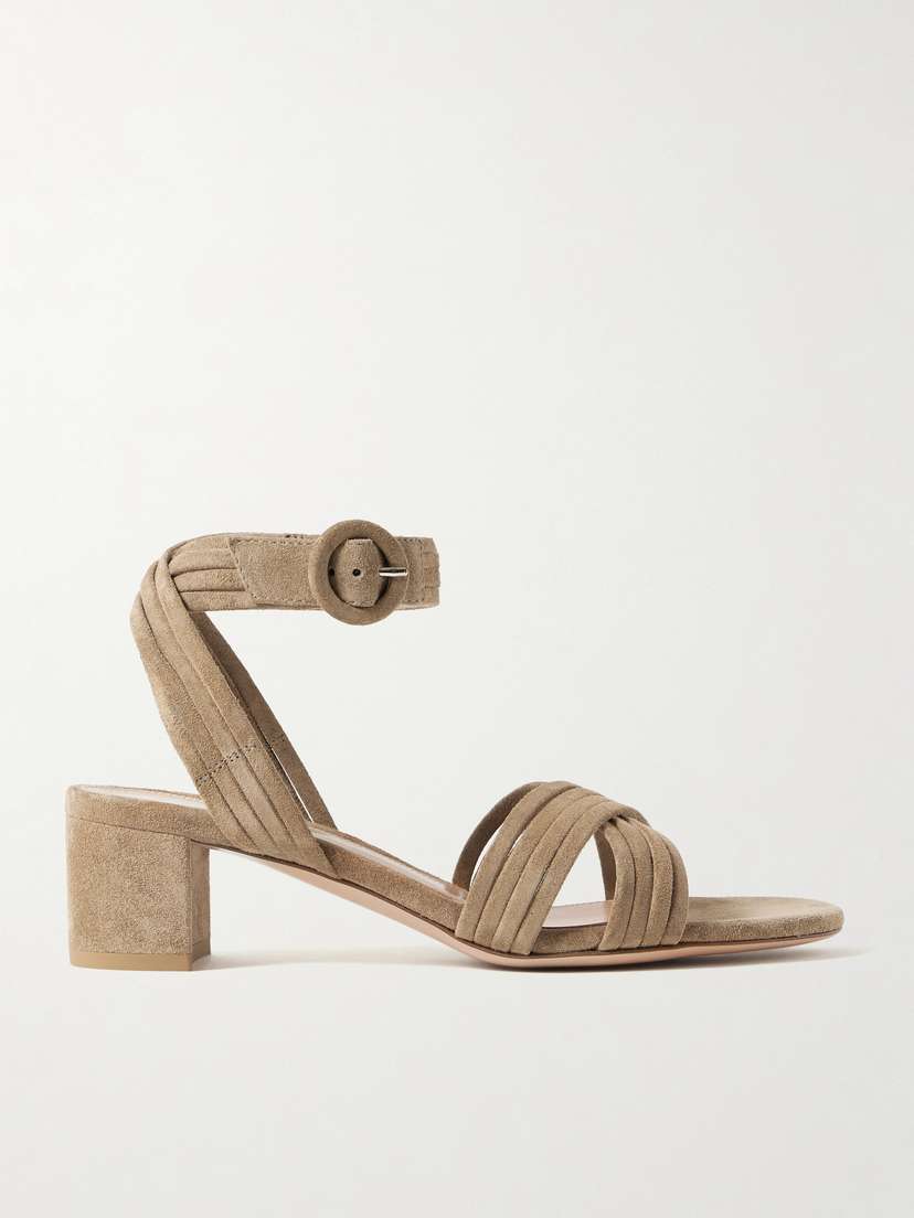 Gianvito Rossi 55 Suede Sandals