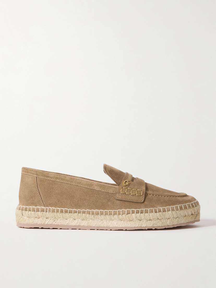 Gianvito Rossi Lido Suede Espadrilles