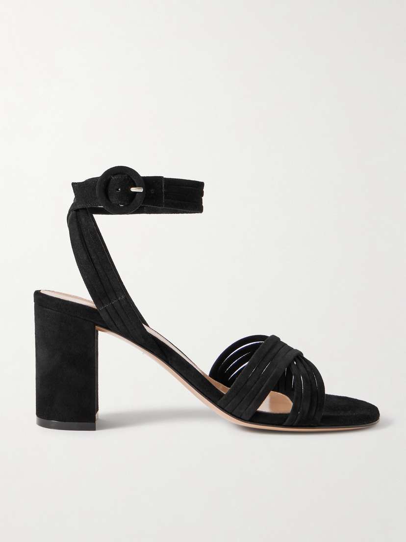 Gianvito Rossi Lianne 85 Suede Sandals