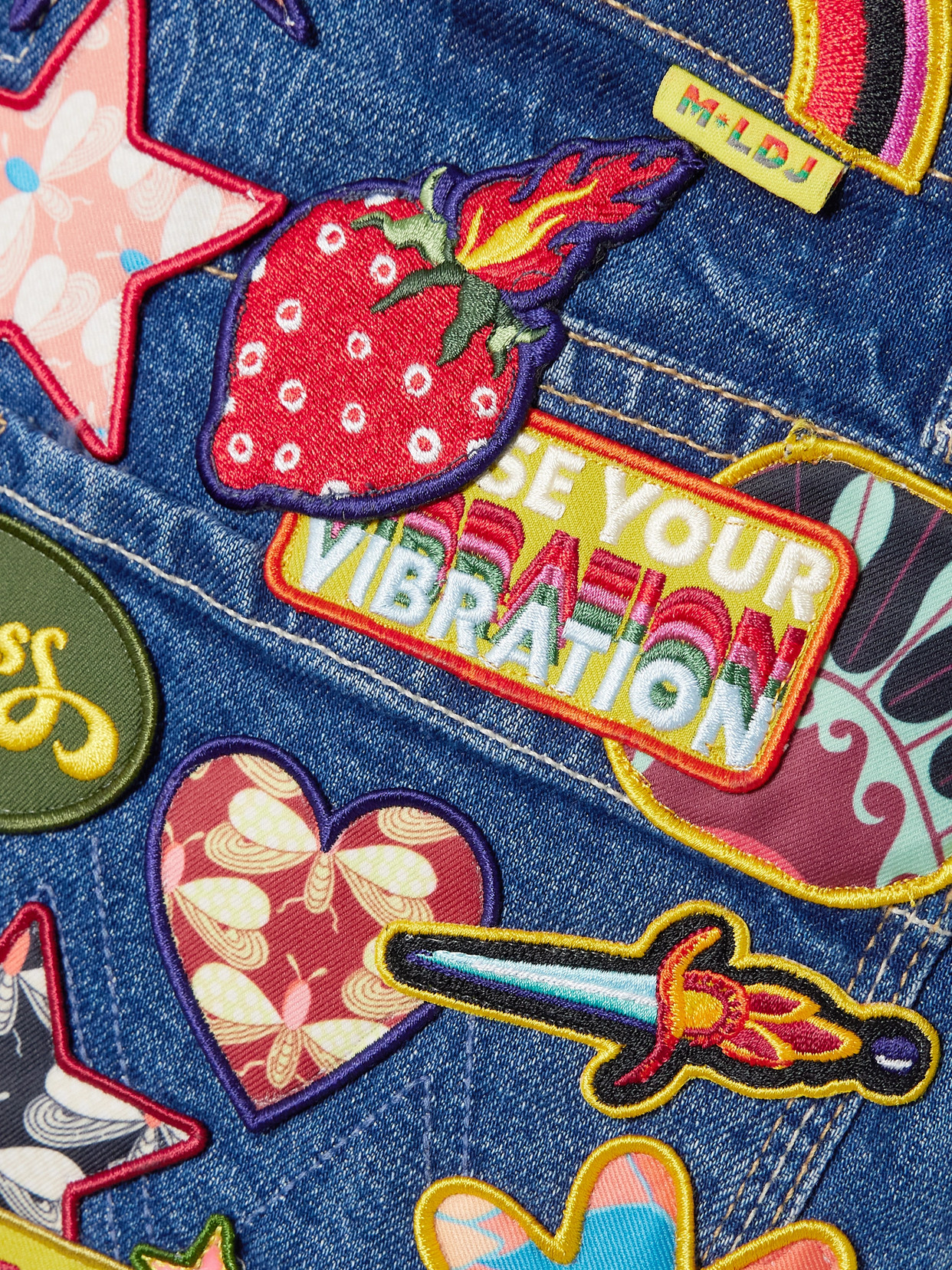 Mother La Doublej X The Dodger Shorts Shorts Fray Patch It Up In Blue